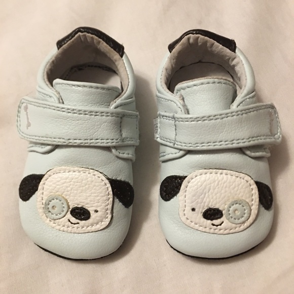 jack & Lily Other - Jack & lily light blue dog 🐶 baby leather shoes